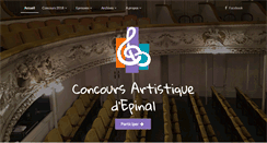 Desktop Screenshot of concours-artistique-epinal.org